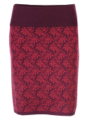 Rock Gabi Jacquard von Sorgenfri Sylt in DarkGrape