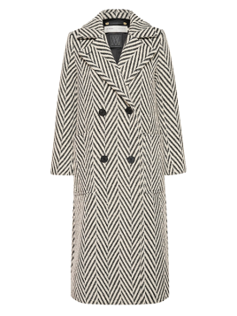 Mantel Tru von InWear in Black/White