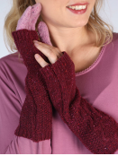 Handschuh Liebella Solid von Sorgenfri Sylt in Purple