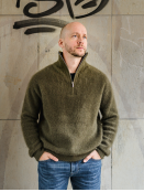 Pullover (Men) Guidon von Apoil Cashmere in Sage