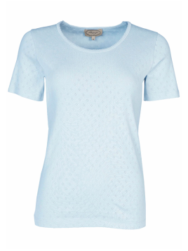 Kurzarmshirt Maren von Sorgenfri Sylt in LightBlue