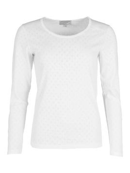 Langarmshirt Malin von Sorgenfri Sylt in White