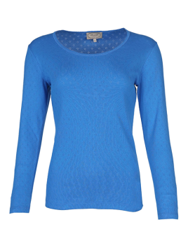 Langarmshirt Malin von Sorgenfri Sylt in Lapis