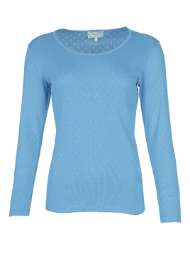 Langarmshirt Malin von Sorgenfri Sylt in SwedishBlue