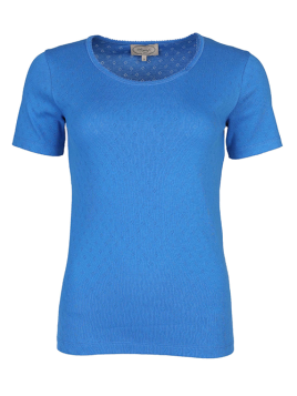 Kurzarmshirt Maren von Sorgenfri Sylt in Lapis