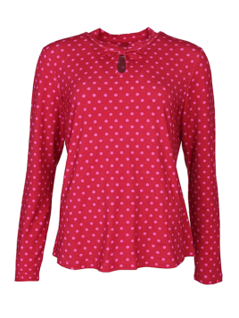 Langarmshirt Lyana von Lykka in Rubin