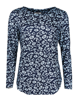 Langarmshirt Ninima von Sorgenfri Sylt in Navy