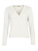 Strickjacke Amily von Sorgenfri Sylt in Ivory