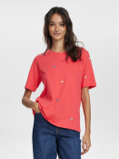 T-Shirt NuPilas von Nmph in Geranium