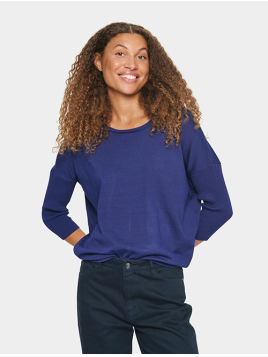 Pullover Mila von Saint Tropez in MidnightSail