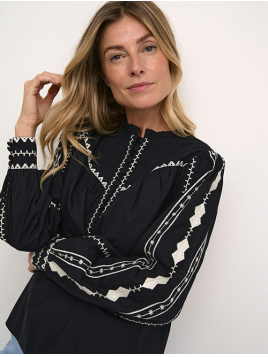 Bluse CrGwen von Cream in PitchBlack