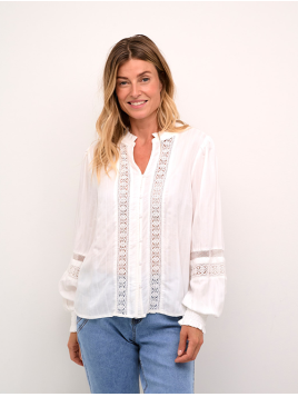 Bluse CrPaula von Cream in SnowWhite