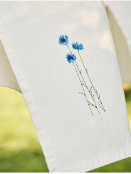Geschirrtuch (Kornblumen) von Ib Laursen