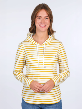 Pullover Hiljana von Heiter bis Wolkig in Yellow
