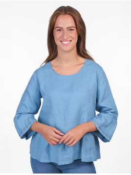 Bluse Dafna von Sorgenfri in SwedishBlue