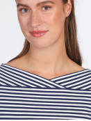 Langarmshirt Kajsa Stripes von Heiter bis Wolkig in Navy