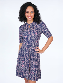 Kleid Medea von Lykka in Navy