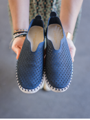 Schuh Tulip von Ilse Jacobsen in DarkIndigo