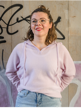 Pullover Fluro von Apoil Cashmere in PalePurple