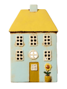 Lichterhaus mit gelbem Dach von Ib Laursen