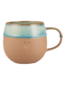 Tasse (Herz) von Ib Laursen in Mattbraun