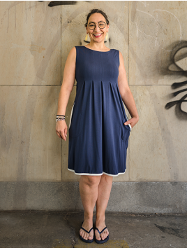 Kleid Feeling a bit Blue duAlmina von Du Milde
