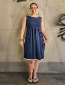 Kleid Feeling a bit Blue duAlmina von Du Milde
