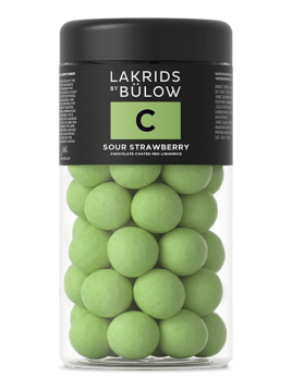 C - Sour Strawberry Regular (295g) von Lakrids by Johan Blow