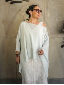 Poncho Fancy von Apoil Cashmere in Spray