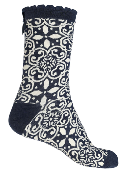Socken Irma Nordisc von Sorgenfri in Navy