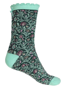 Socken Irma Fairytale von Sorgenfri in BottleGreen