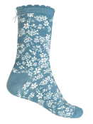 Socken Irma Fleurs von Sorgenfri in BluePearl