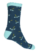 Socken Irma Little Cherry von Sorgenfri in Lake
