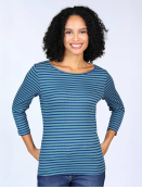 Shirt Mya von Sorgenfri Sylt in Indigo