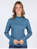 Rollkragenshirt Morea von Sorgenfri Sylt in Indigo