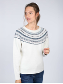 Strickpullover Tony von Heiter bis Wolkig in Ivory