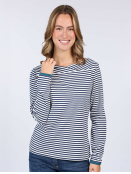 Langarmshirt Kajsa Cloudy von Heiter bis Wolkig in Navy