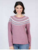 Strickpullover Tony von Heiter bis Wolkig in DustyOrchid