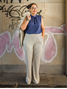 Hose CrAnett von Cream in AncientScrollBlack