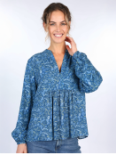 Bluse Savanna von Sorgenfri Sylt in Ink
