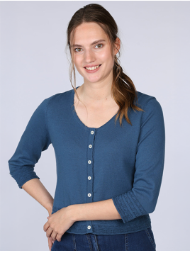 Strickjacke Liselotte von Sorgenfri Sylt in Ink