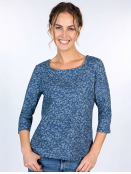 Shirt Rosamundali von Sorgenfri Sylt in Ink