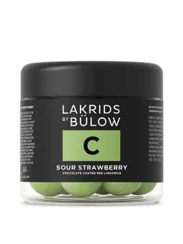 C - Sour Strawberry Small (125g) von Lakrids by Johan Blow