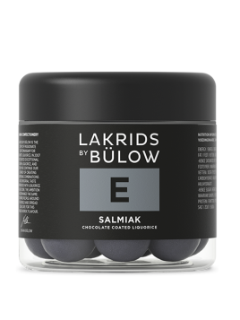 E - Salmiak Choc coated Liquorice Small (125g) von Lakrids by Johan Blow