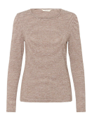Langarmshirt CrAmma von Cream in SorrelHorse/White