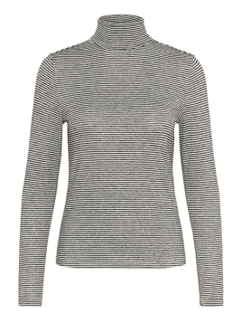 Langarmshirt CrAmma von Cream in Black/White