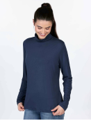 Langarmshirt Adaa von Sorgenfri in Navy