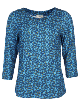 Shirt Zoala Little Flower von Lykka in Indigo