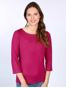 Shirt Zoala Solid von Lykka in RedWine
