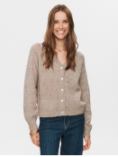 Strickjacke NuRiette von Nmph in TaupeGray